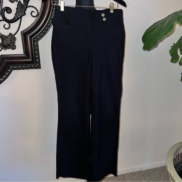 ANNE KLEIN Women’s Black Viscose Blend 4 Pocket Pants Size 6 NWOT - Picture 2 of 12